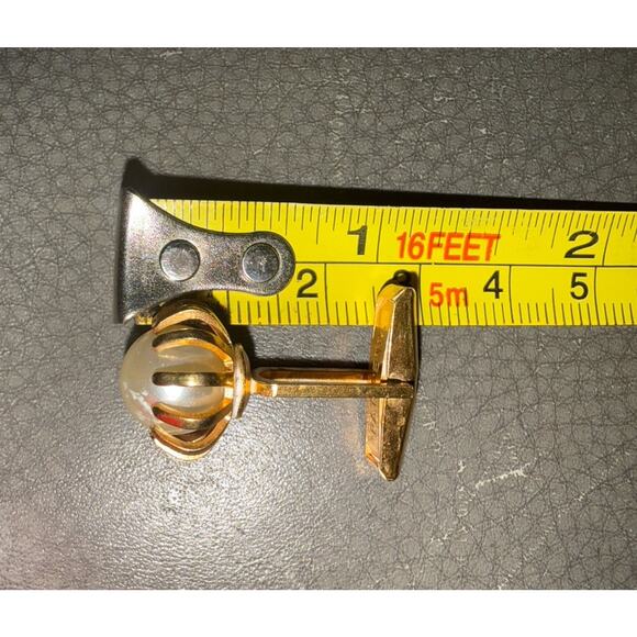 -CUFFLINKS VTG 1950s Atomic Space Age - Picture 4 of 5